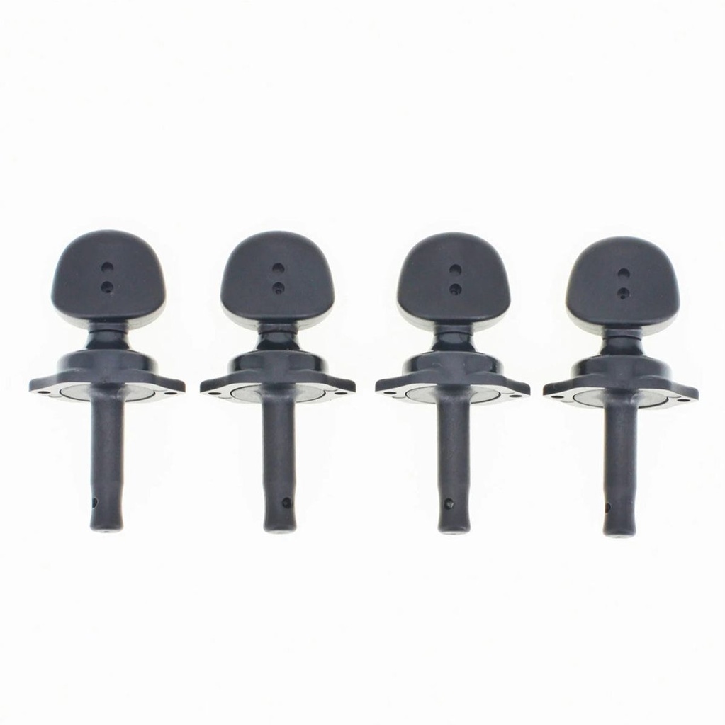 Graph Tech Ratio Ukulele Tuners - Large Button - Black - Set Of 4