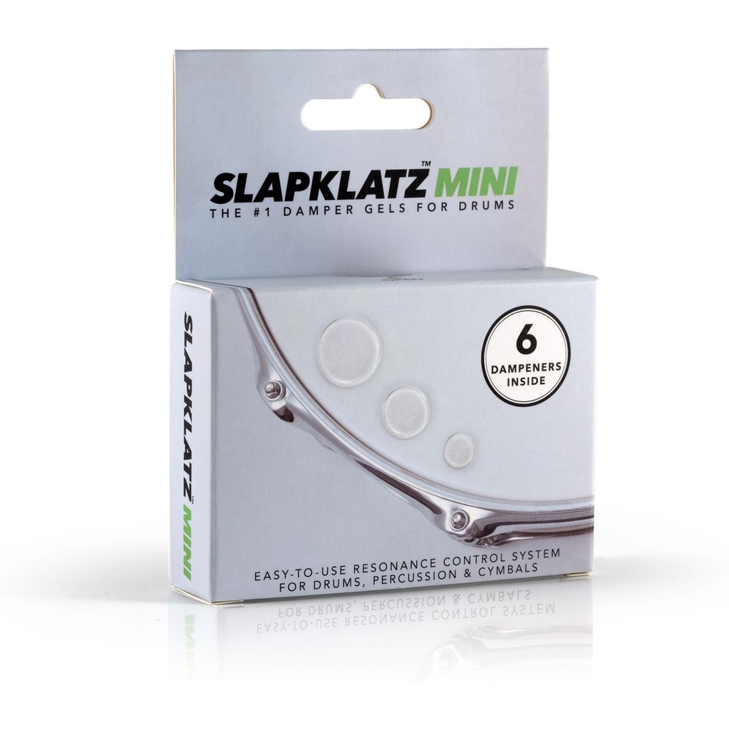 SlapKlatz 6 Mini Gel Pads w/ Case Clear