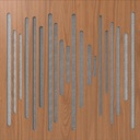 Vicoustic Wavewood Diffuser Ultra MkII Grey Dark Walnut