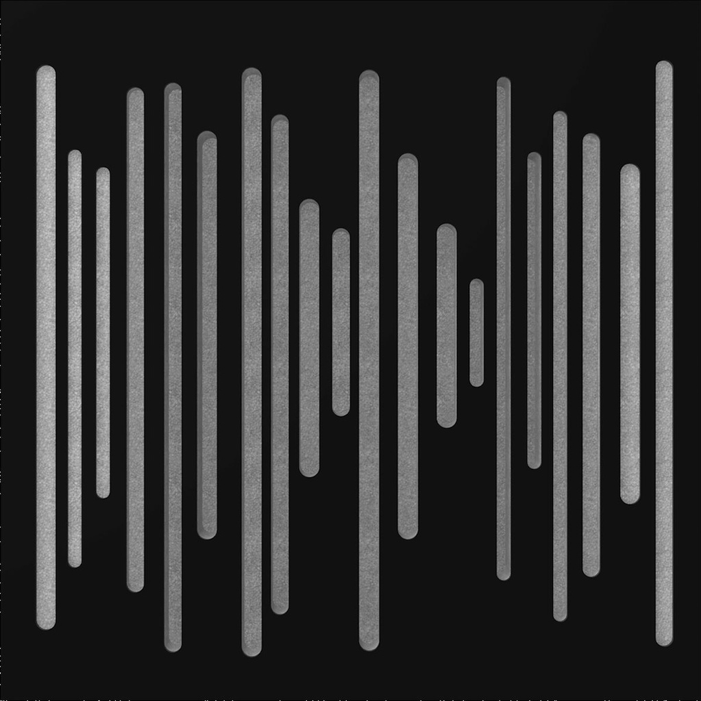 Vicoustic Wavewood Diffuser Ultra MkII Black Matte Grey