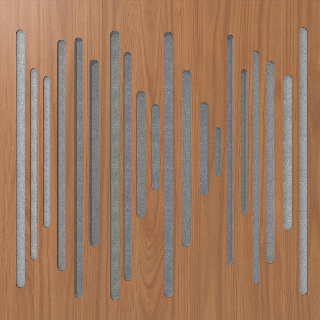 Vicoustic Wavewood Diffuser Ultra MkII Locarno Cherry Grey