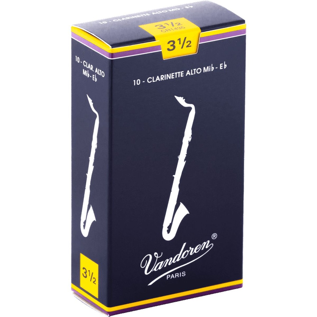 Vandoren Reeds CR1435 Alt-Clarinet Traditional 3.5