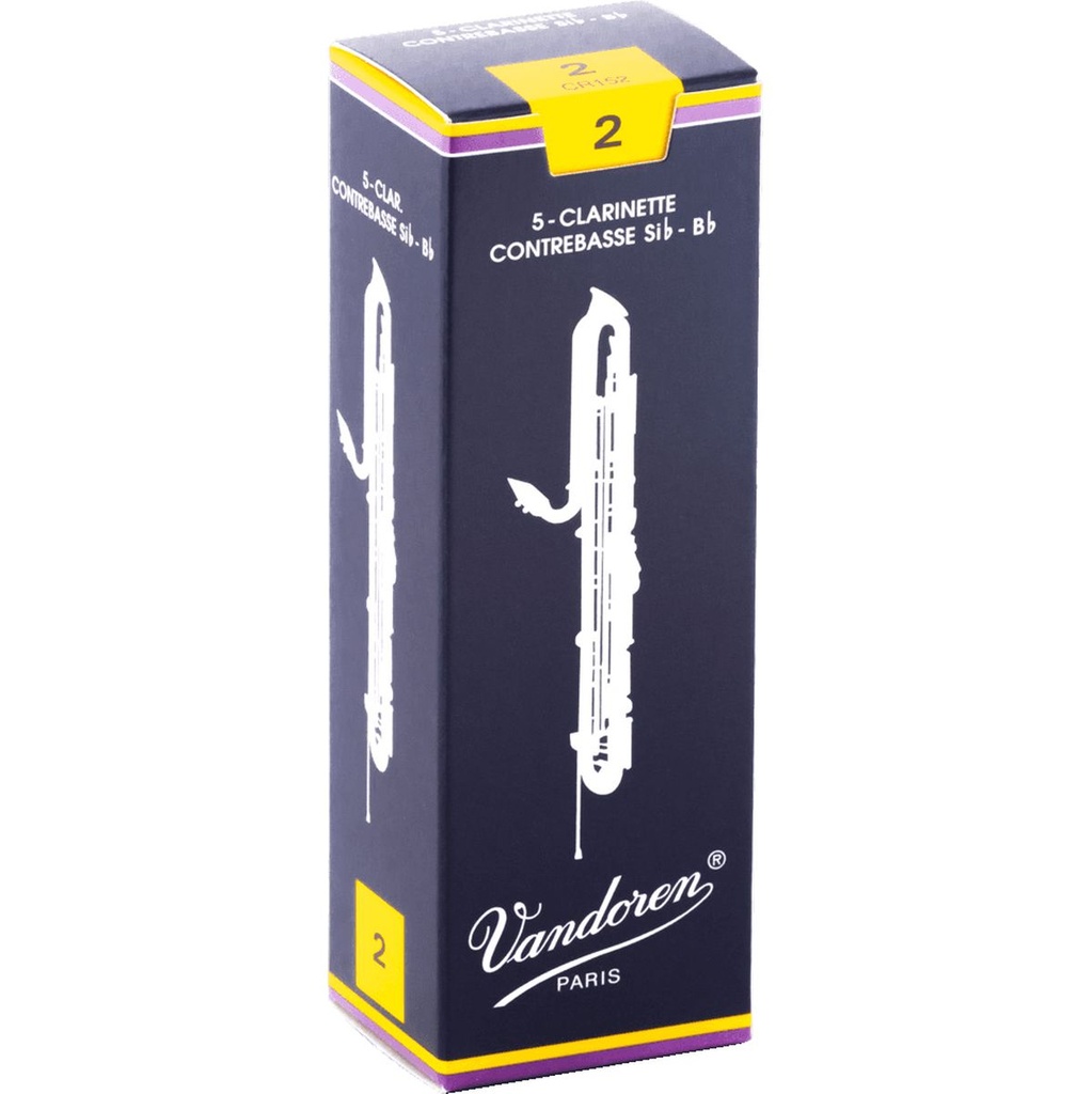 Vandoren Reeds CR152 Contra Bass-Clarinet Traditional 2