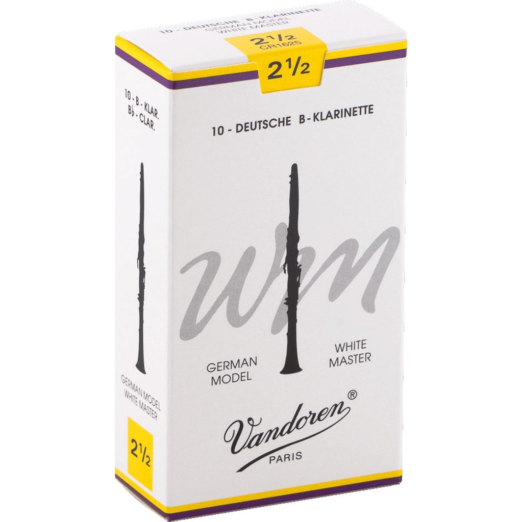 Vandoren Reeds CR1625 Bb-Clarinet WM New 2.5
