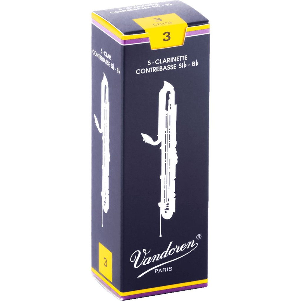 Vandoren Reeds CR153 Contra Bass-Clarinet Traditional 3