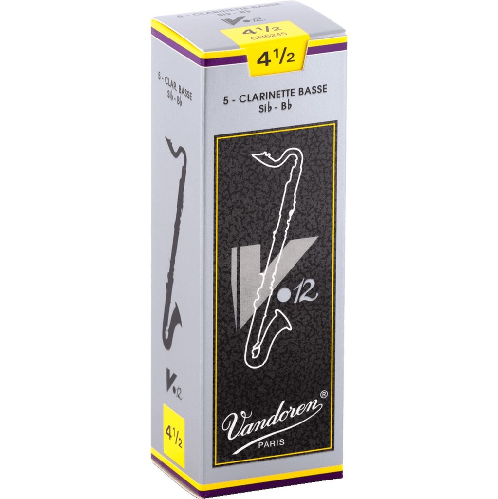 Vandoren Reeds CR6245 Bass-Clarinet V12 4.5