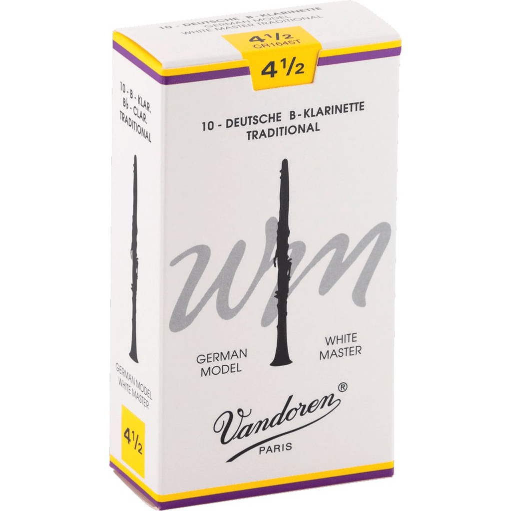 Vandoren Reeds CR1645T Bb-Clarinet WM Traditional 4.5