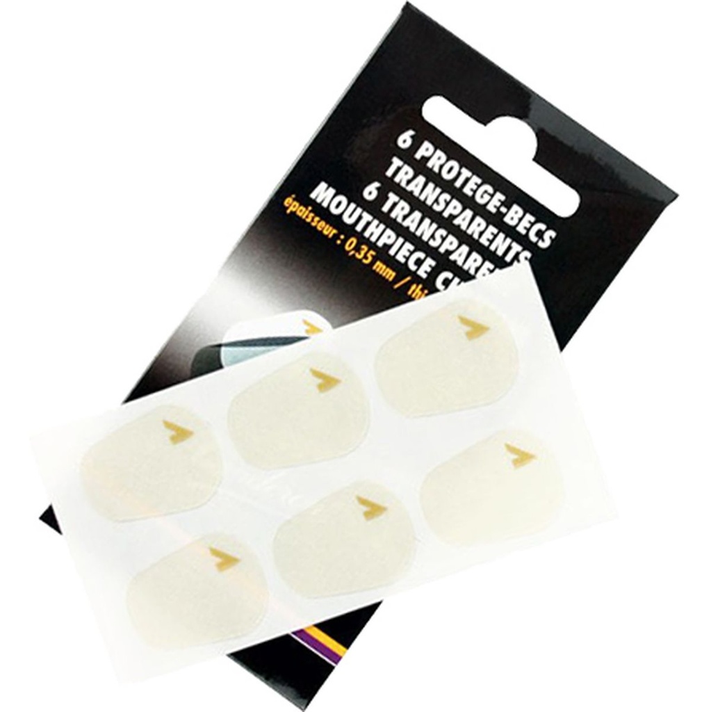Vandoren Mouthp.Cushions VMC6+ Transparent 0.35mm 6 pcs.