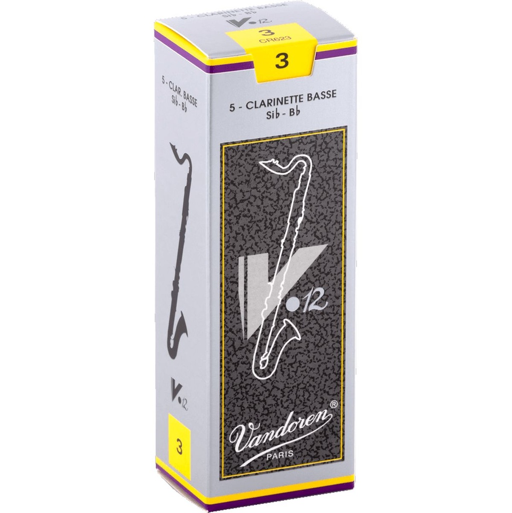 Vandoren Reeds CR623 Bass-Clarinet V12 3