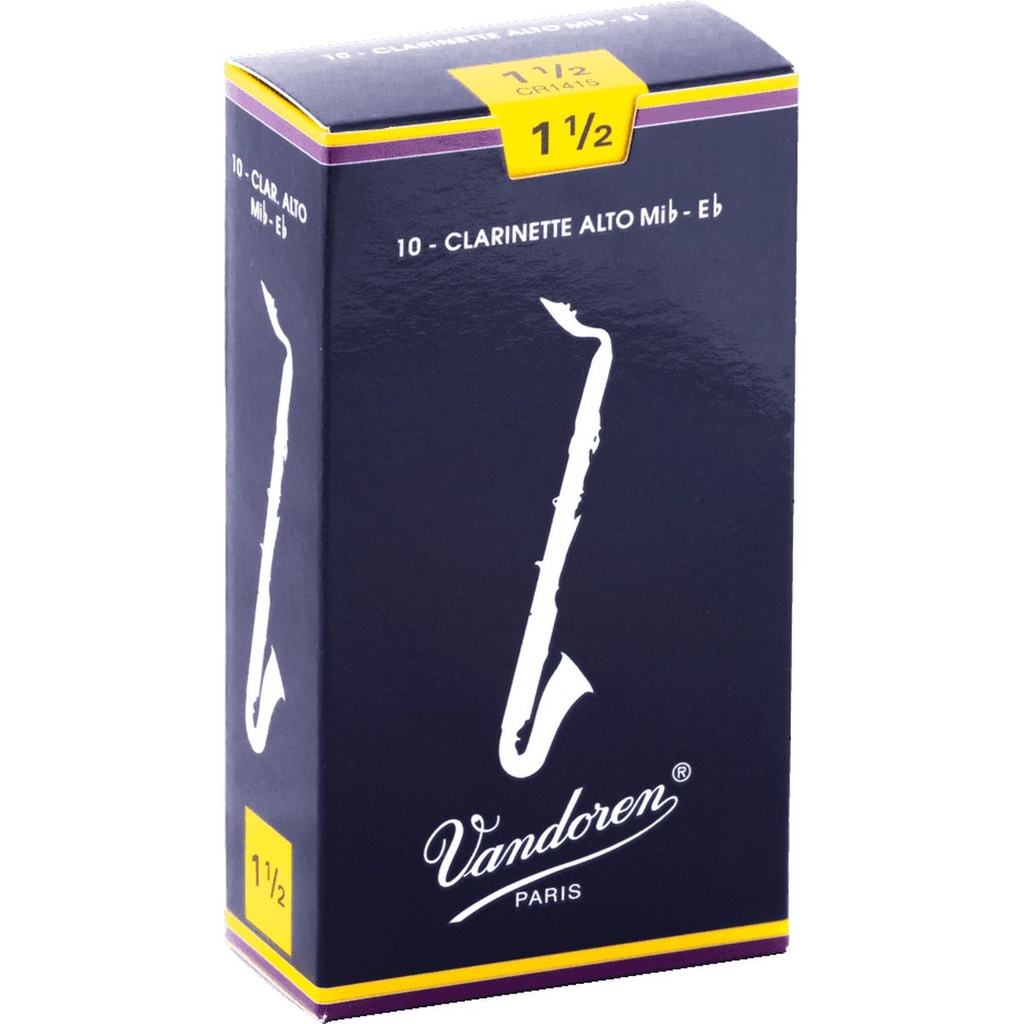 Vandoren Reeds CR1415 Alt-Clarinet Traditional 1.5