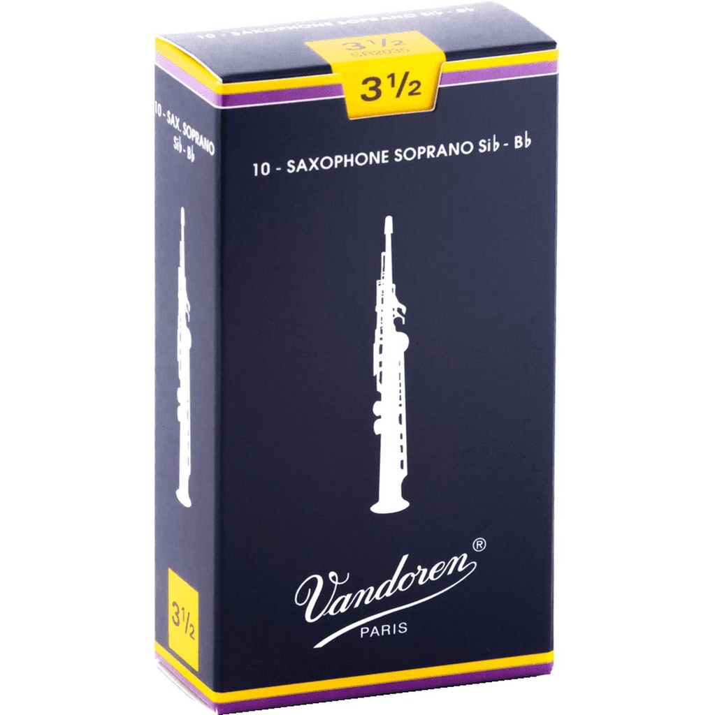 Vandoren Reeds SR2035 Soprano-Sax Traditional 3.5