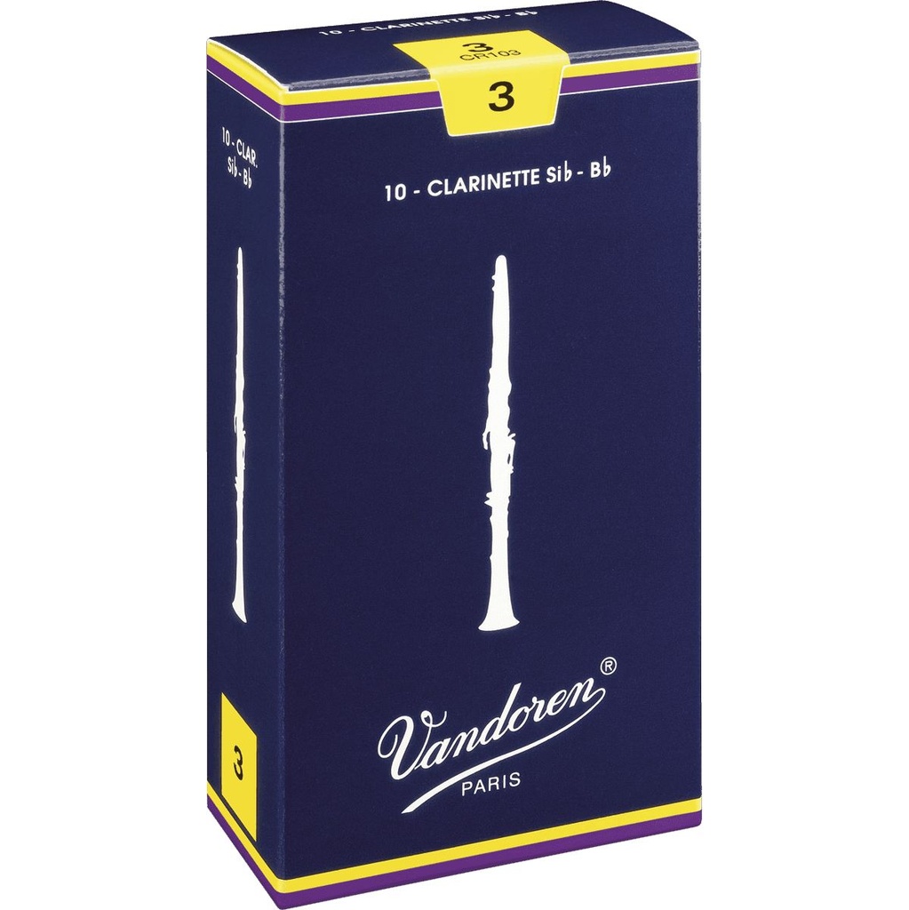 Vandoren Reeds CR103 Bb-Clarinet Traditional 3