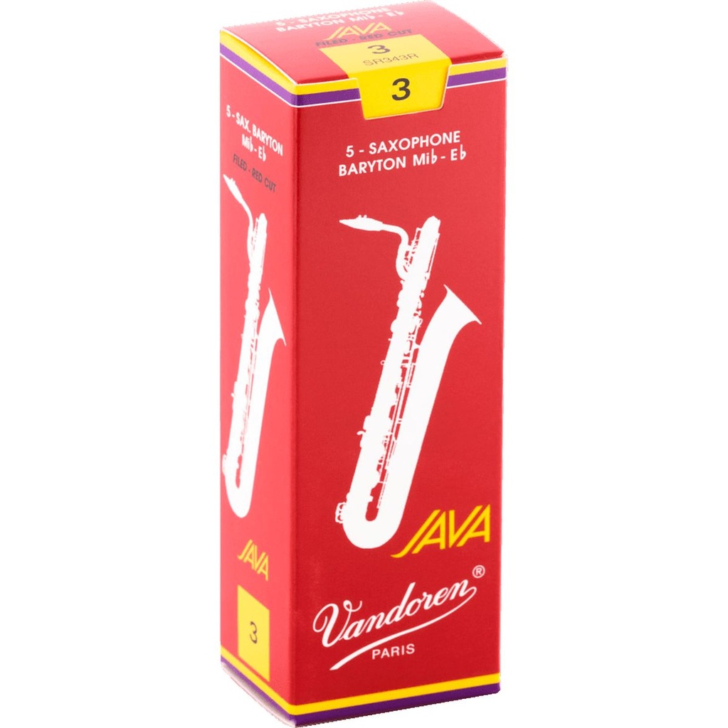 Vandoren Reeds SR343R Baritone-Sax Java Red 3