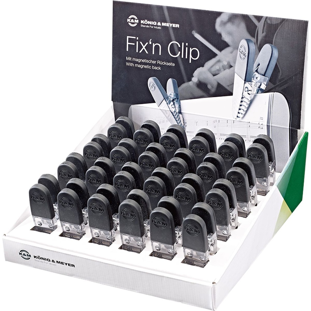 König & Meyer 16055-024-00 Sheet Music Clips 24pcs