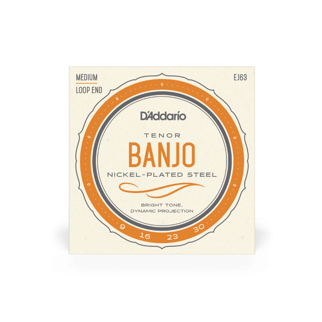 D'Addario EJ63 09-30 4-String Tenor Nickel