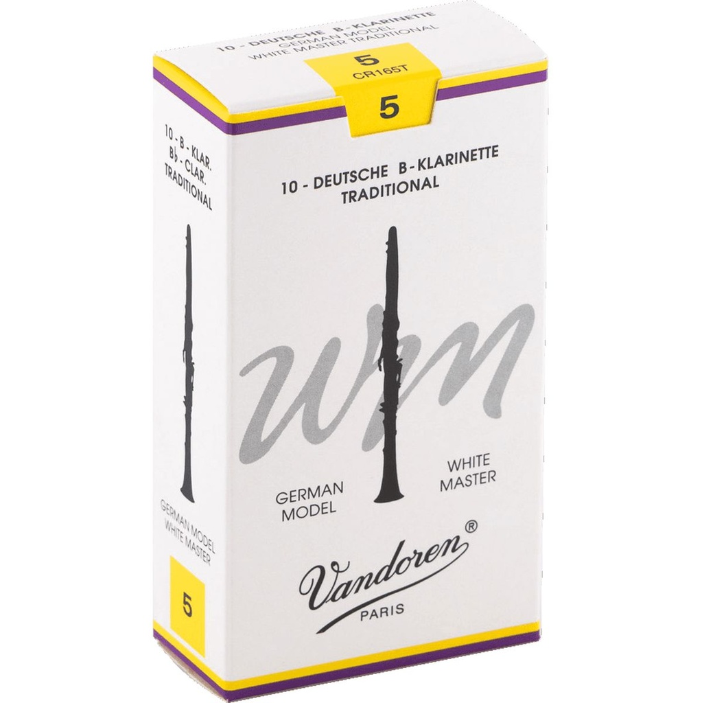 Vandoren Reeds CR165T Bb-Clarinet WM Traditional 5