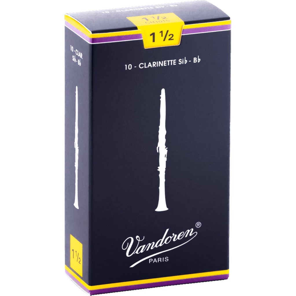 Vandoren Reeds CR1015 Bb-Clarinet Traditional 1.5
