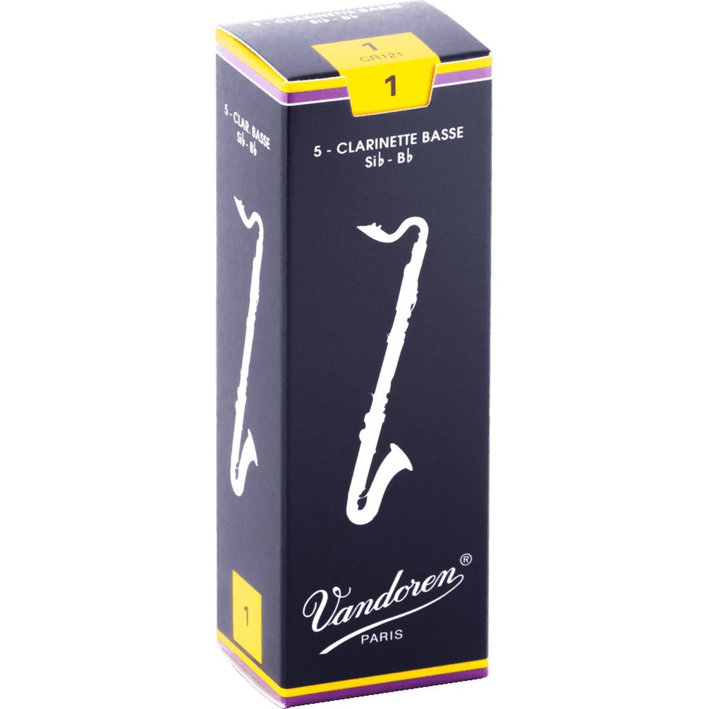 Vandoren Reeds CR121 Bass-Clarinet Traditional 1