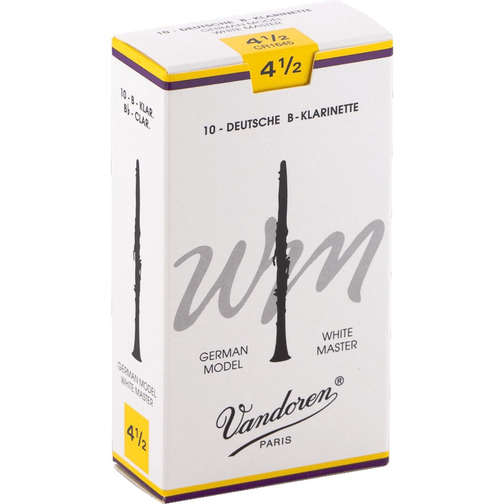 Vandoren Reeds CR1645 Bb-Clarinet WM New 4.5