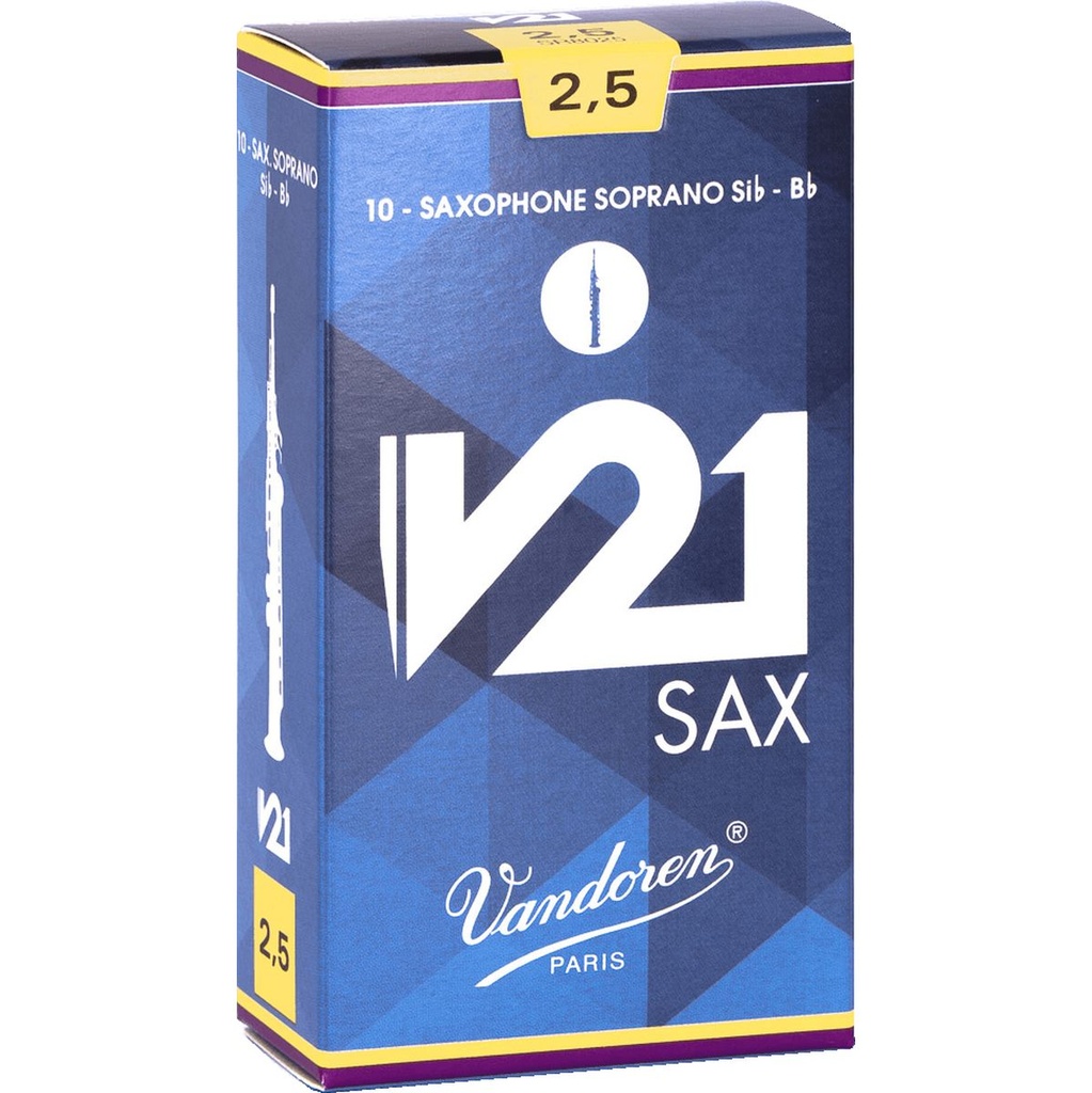 Vandoren Reeds SR8025 Soprano-Sax V21 2.5