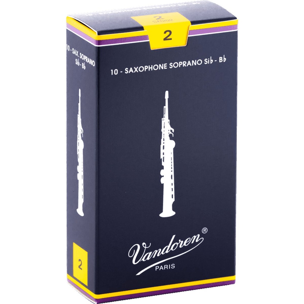 Vandoren Reeds SR202 Soprano-Sax Traditional 2