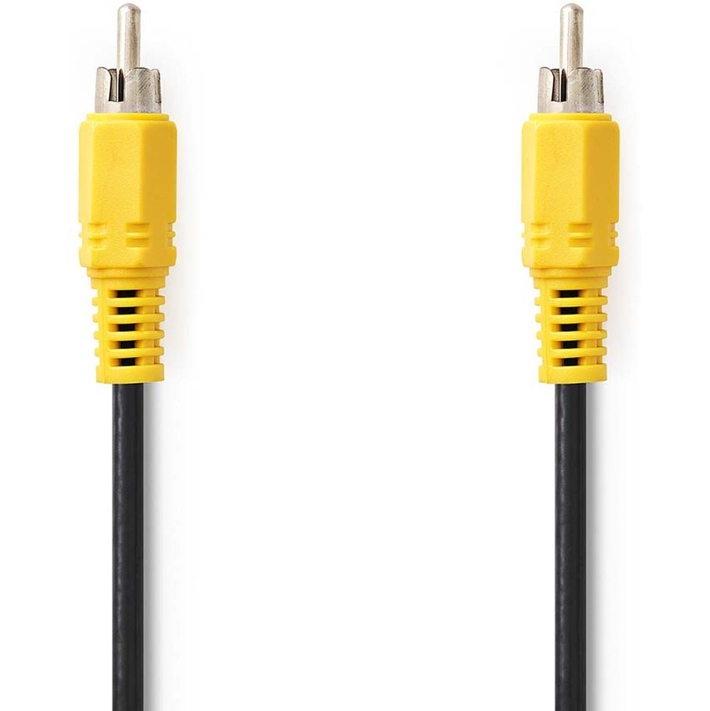 Nedis Composiet Video Cable RCA Male RCA Male Nickel Plated 480p 2.00m Round PVC
