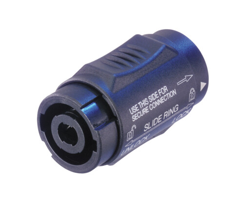 [8717748238238] Neutrik NL4MMX Lockable 4Pole SpeakON Adapter