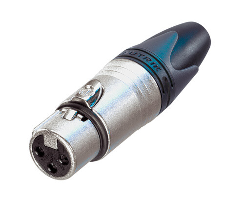 [7613187000027] Neutrik NC3FXX 3Pole Female Connector Silver