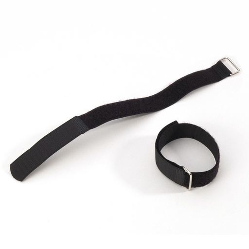 [VR2020BLK] Adam Hall VR 2020 BLK Hook and Loop Cable Tie 16cm
