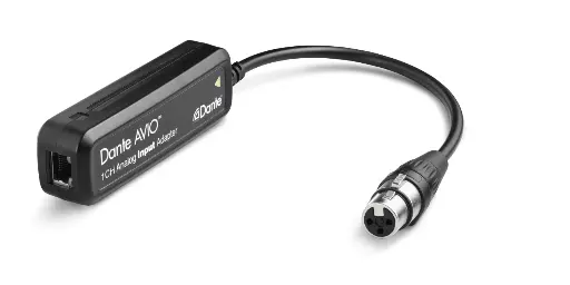 [9353345000015] Audinate Dante AVIO 1-Channel Analog Input Adapter