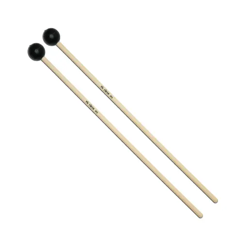 [M5] Vic Firth M5 American Custom Keyboard Medium Black Rubber Mallets