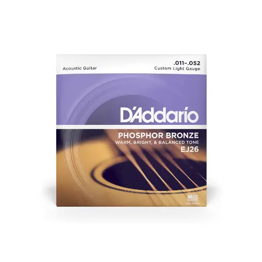[EJ26] D'ADDARIO EJ26 .011-.052 Phospor Br. Custom Light