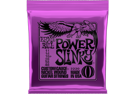 [EB 2220] ERNIE BALL 2220 Power Slinky set 011-048 Custom G.