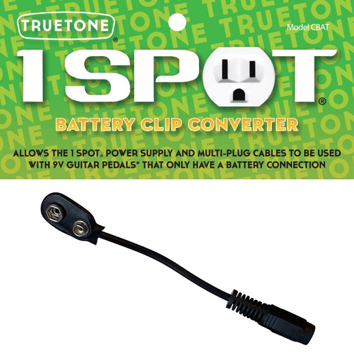 [694336000065] Truetone CBAT Battery Clip Convertor