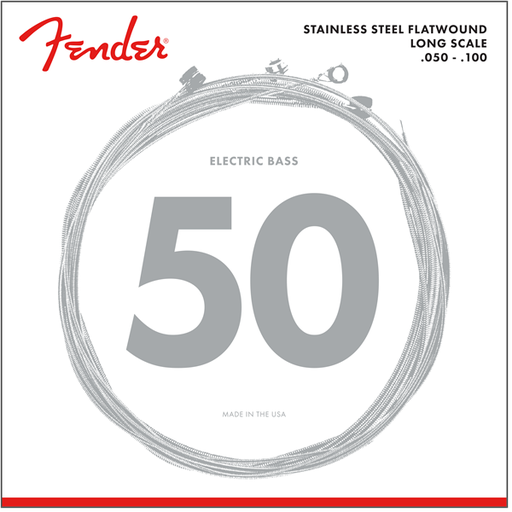 [0739050405] Fender 9050ML Flatwound Bass Strings 50-100