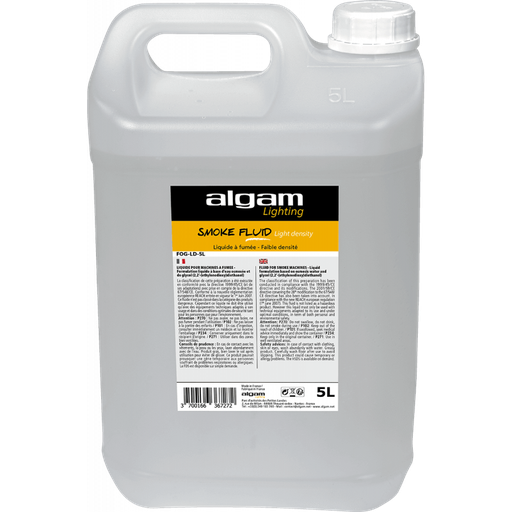 [FOG-LD-5L] ALGAM LIGHTING Fog fluid - Lichte densiteit - 5 liter