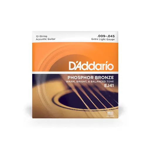 [EJ41] D'Addario EJ41 12-String Phospor Bronze 9-45