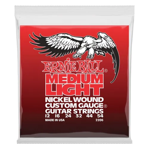 [EB2206] Ernie Ball 2206 Med-Light Set 12-54