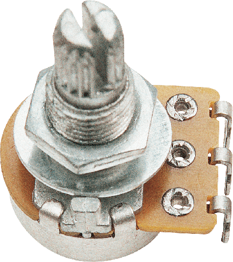 [EZ1197A] Yellow Parts EZ1197A Vol Pot 250K Log