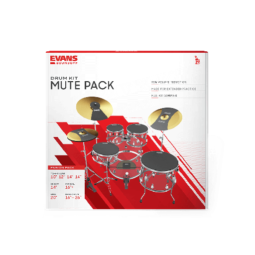 [SOSETFSN] Evans SOSETFSN SoundOff Drum Mute Fusion Box Set