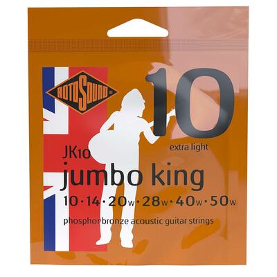 [686194000585] Rotosound JK10 10-50 Phosphor Bronze