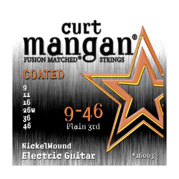 [873105160036] Curt Mangan 16003 Nickel Wound Coated 9-46