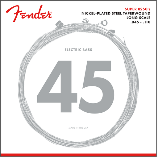 [719669852948] Fender 8250M Nickel Plated 45-110