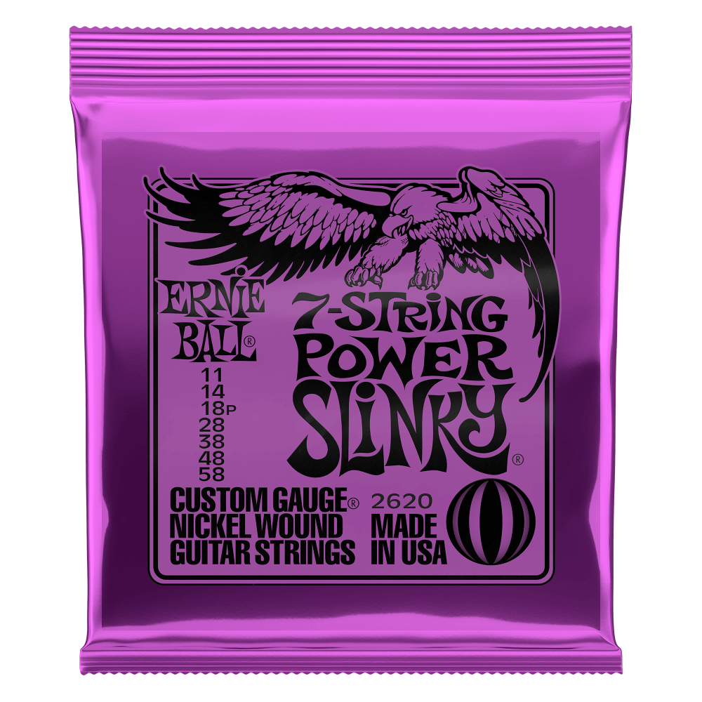 Ernie Ball 2620 Power Slinky 7-String 11-58