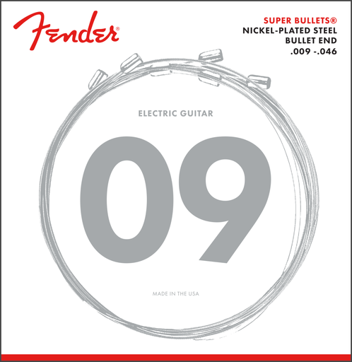 [0733250406] Fender 3250LR Super Bullets Nickel Plated Steel 9-46