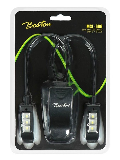 [8719147441530] Boston MSL-606 Twin LED lampje