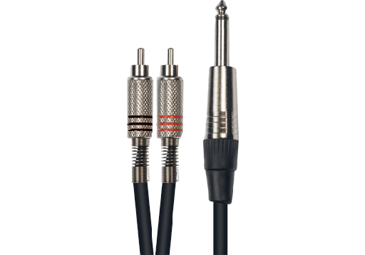 [3700166300583] Yellow Cable 2x RCA - 6.3mm J. M. 3m