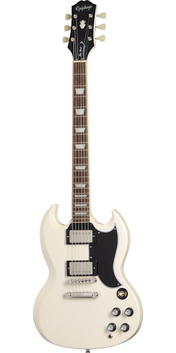 [EIGC61SGAWHNH1] Epiphone 1961 Les Paul SG Standard Vintage White + Case