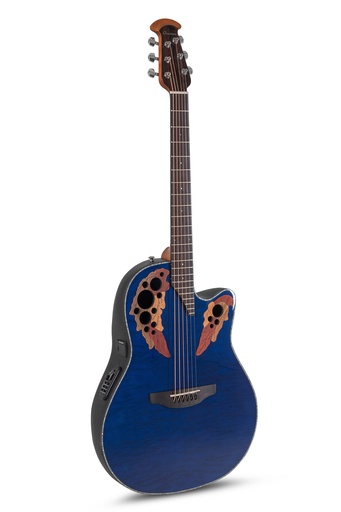 [OV533226] Ovation Celebrity Elite Plus CE44P-8TQ-G Trans Blue