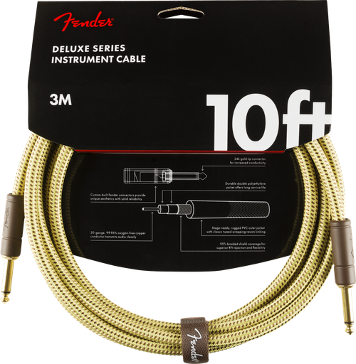 [0990820089] Fender Deluxe Series Tweed Instrument Cable 3M
